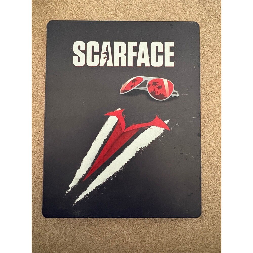 Scarface Blu-ray W Movie Artwork (Limited Edition Steelbook)